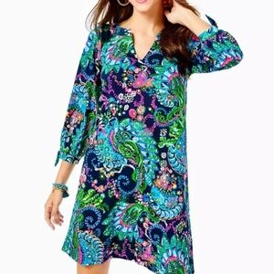 🌴 EUC Lilly Pulitzer Cath Dress in Take Me to the Sea